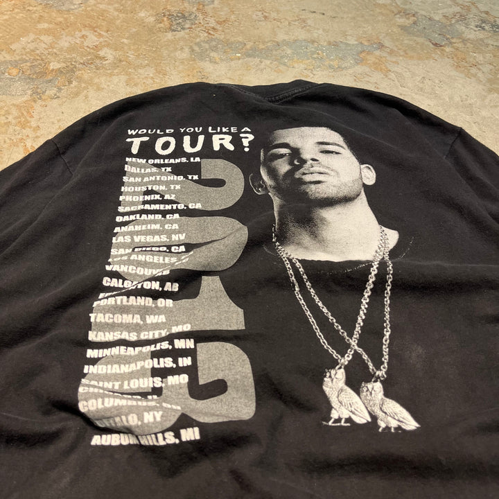 古着 カニエ・ウェスト/ドレイク/ Free Larry Hoover 12/9/21 Concert t shirt LA Coliseum プリントTシャツ / サイズL