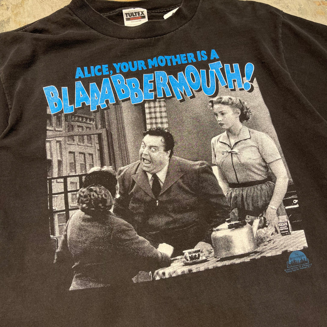 Used clothing TULTEX/Tartex/THE HONEY MOONERS/Comedy TV show/Printed T-shirt/Size L