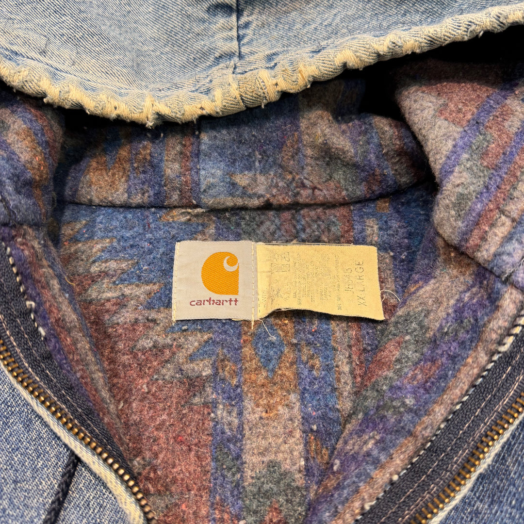 古着 USA製 94's carhartt/ カーハート/ アクティブジャケット/ 裏地ブランケット/ サイズXXL