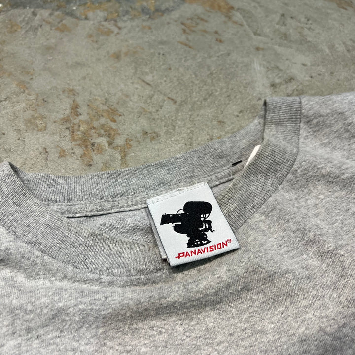 古着 USA製 90's ONEITA/オニータ/パナビジョン/企業系/ヴィンテージ シングルステッチ プリントTシャツ/サイズL相当