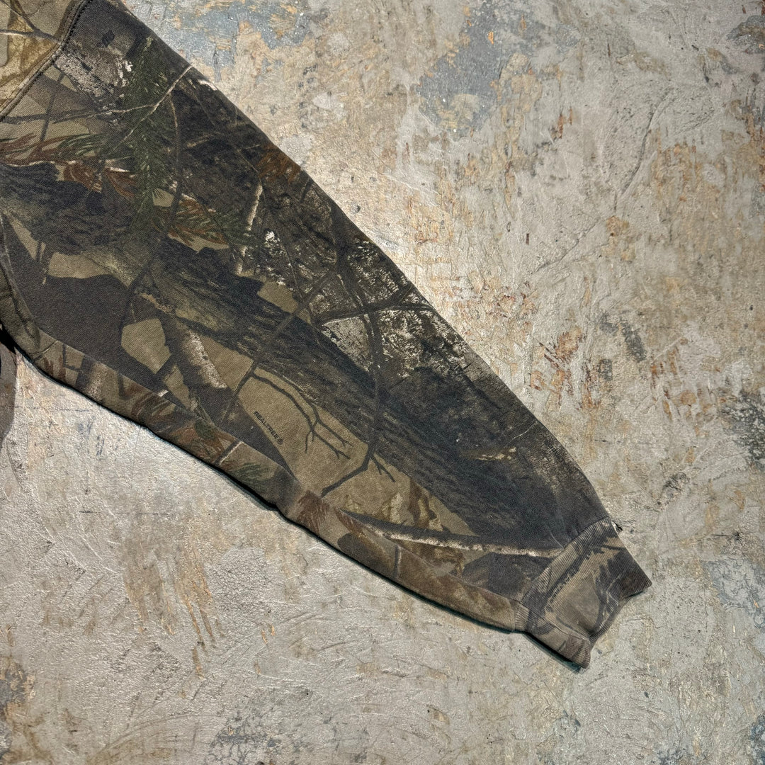 Used clothing RUSSELL OUTDOORS/Russell/Real Tree Pattern/Pullover Hoodie/Size L