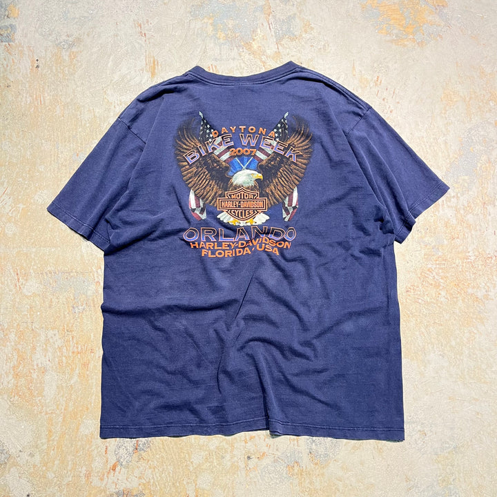 古着 Harley-Davidson/ハーレー ダビッドソン DAYTONA BIKE WEEK フロリダ州 オーランド イベントTシャツ サイズXL相当