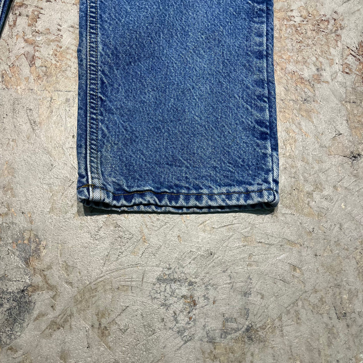 #4224 古着 Carhartt/カーハート / Denim Pants/デニムパンツ /ジーンズ / 裏地チェック/34×30