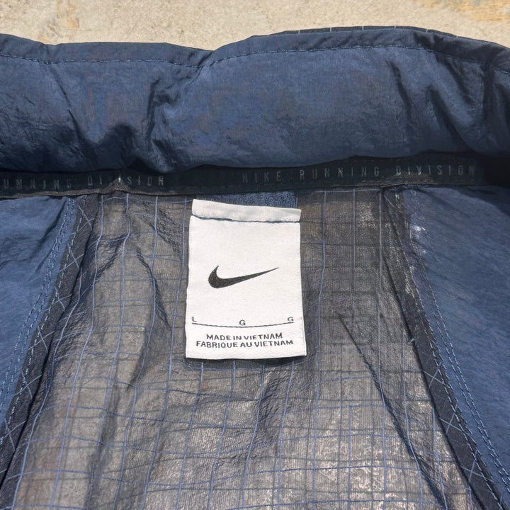 古着 NIKE/ ナイキ/ フード付きナイロンジャケット/ スウォッシュロゴ/サイズL