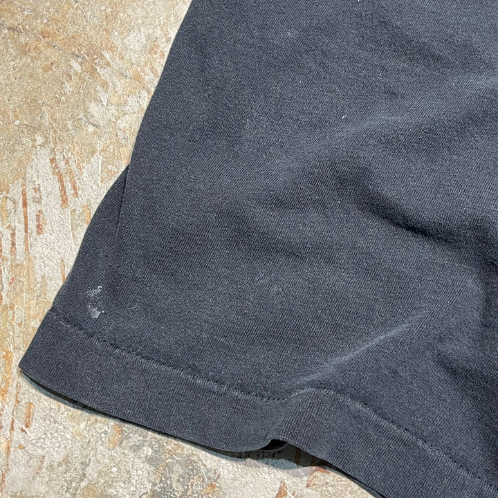古着 90's フルーツオブザルーム/STOP/ヴィンテージ シングルステッチ プリントTシャツ/サイズL