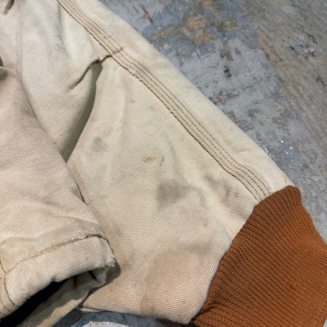 古着 carhartt/ カーハート/ デトロイトジャケット/ 裏地キルティング/ 襟コーデュロイ/サイズL