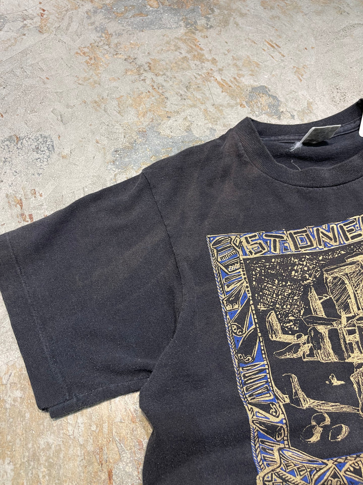 #MA165 古着 90's STONE HENGE / ストーンヘンジ / 世界遺産 / シングルステッチ ヴィンテージ Tシャツ / サイズL相当