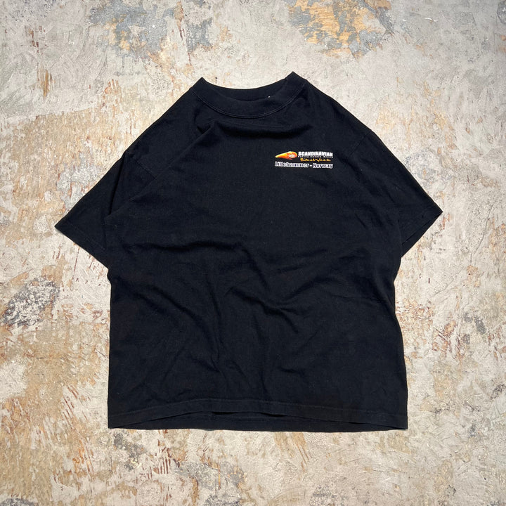 빈티지 할리 데이비슨 / 스칸디나비아 H.O.G. 자전거 주 / 인쇄 티셔츠 / 크기 M에 해당합니다