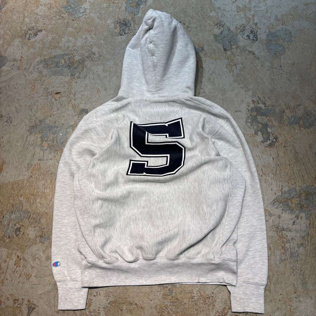 빈티지 00의 챔피언/챔피언/챔피언/리버스 직물/원본/승무원 목 풀 오버 후 까마귀/시몬스 대학교/대학 인쇄/크기 M