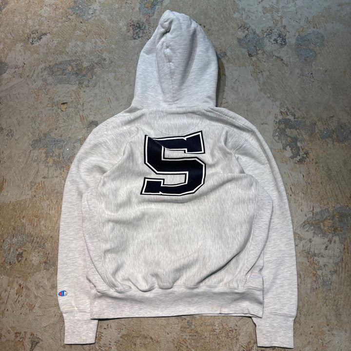 빈티지 00의 챔피언/챔피언/챔피언/리버스 직물/원본/승무원 목 풀 오버 후 까마귀/시몬스 대학교/대학 인쇄/크기 M