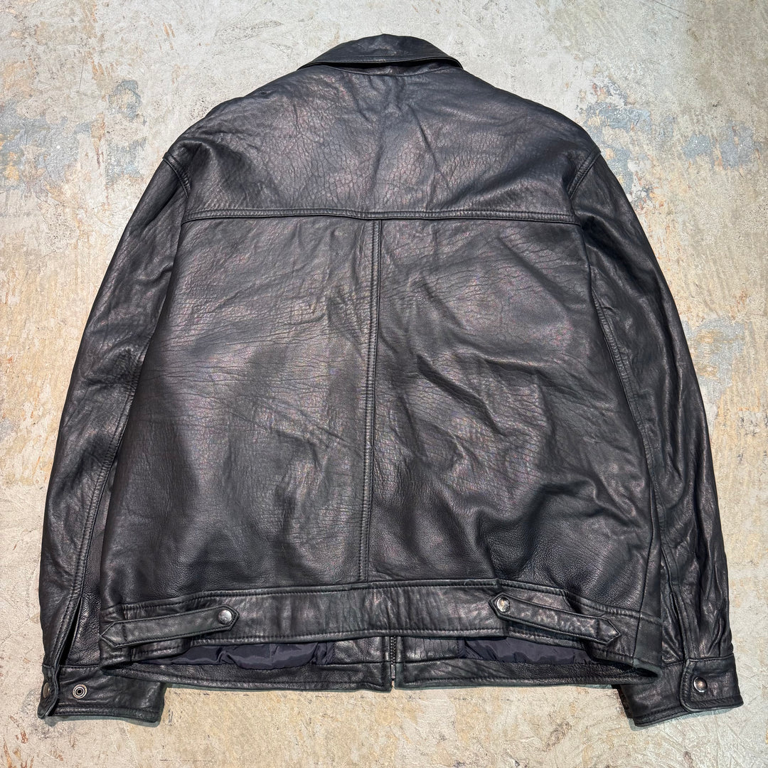 古着 American Classics/ アメリカンクラシックス/ 本革ジップアップレザージャケット/ サイズL