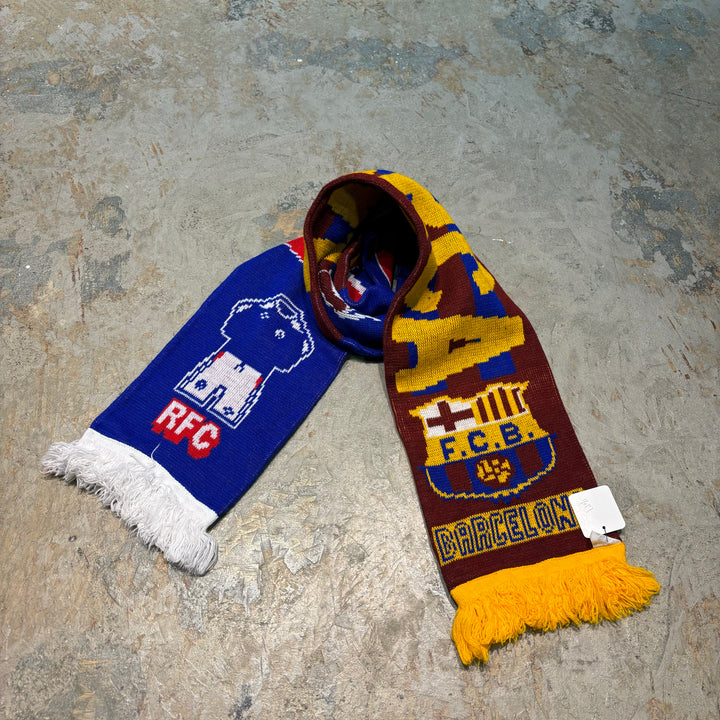 Used clothing soccer scarf /FC BARCELONA / Barcelona / REC / Premier League