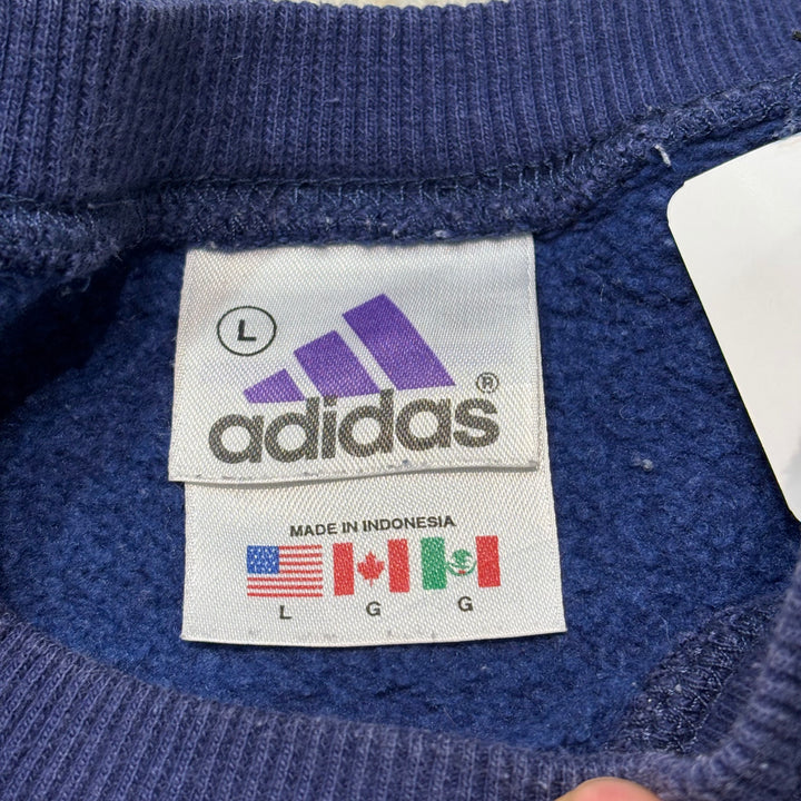 古着 90's adidas/ アディダス/クルーネックスウェット/ サイズL