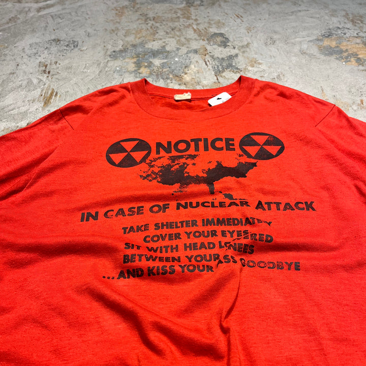 #4799 古着 USA製 80's~ SCREEN STARS/スクリーンスターズ/ヴィンテージ シングル ステッチ Tシャツ/サイズL