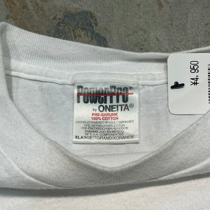 #4776 古着 オニータ/プーさん&ティガー/ヴィンテージ シングルステッチ Tシャツ/サイズXL