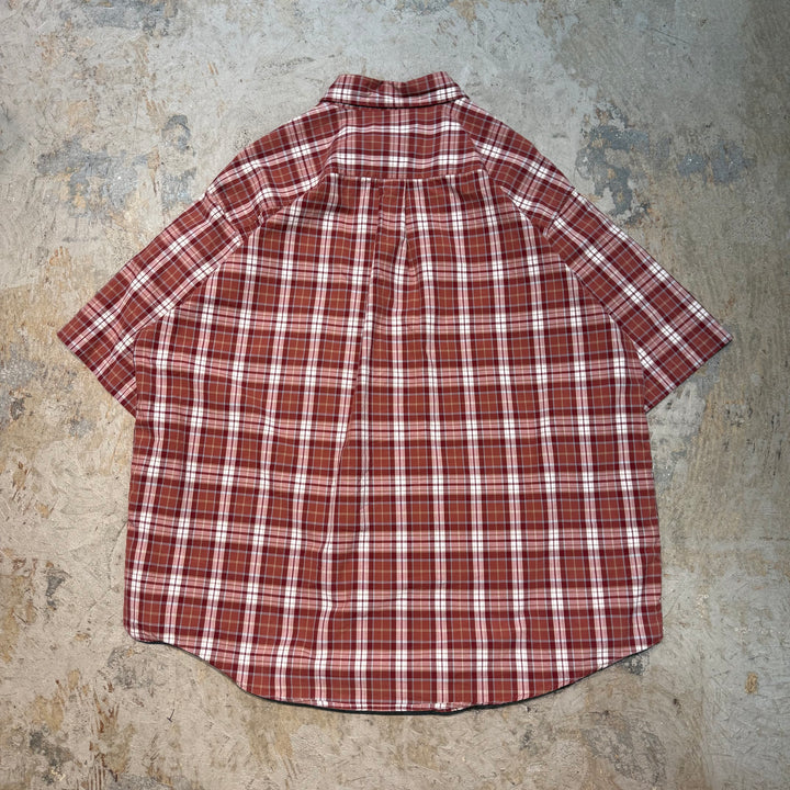 Used clothing carhartt/ Carhartt/ Button-down short sleeve shirt/ Checkered pattern/ Size XL