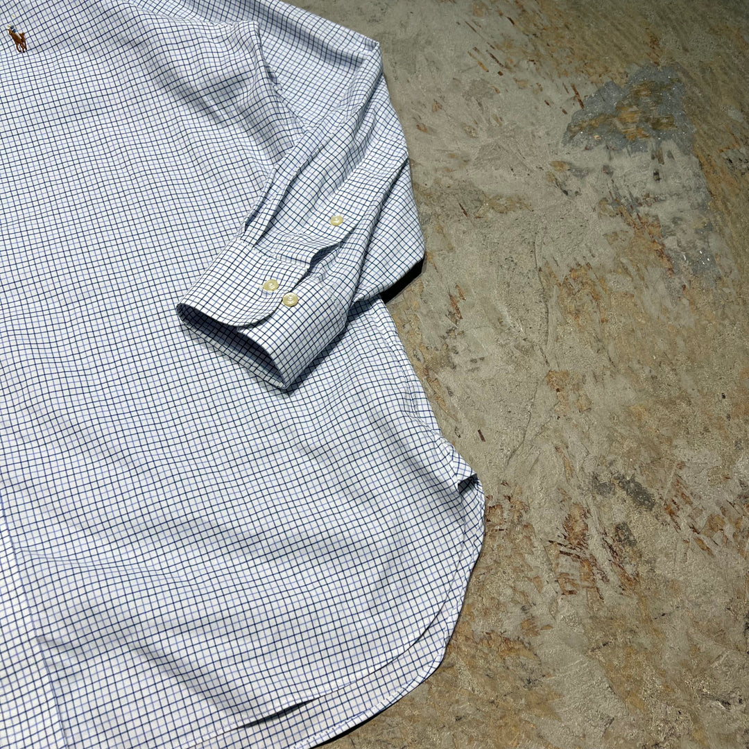#4399 Used clothing Ralph Lauren/Long Sleeve Shirt/Check/Clock/Long Sleeve Shirt/CLASSIC FIT/Equivalent to size L