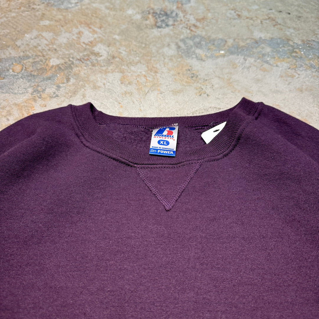 Used clothing RUSSELL ATHLETIC/ Russell Athletic/ Blank crew neck sweatshirt/Size XL