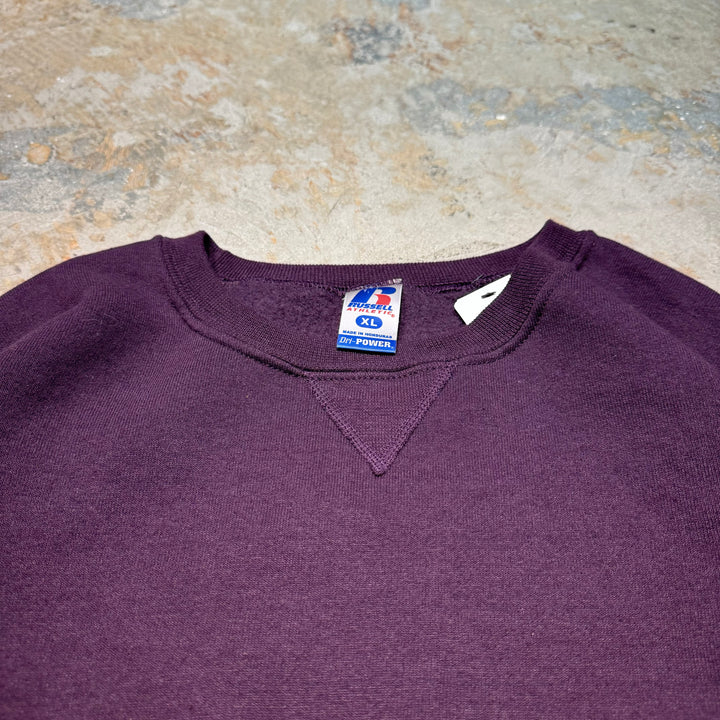 Used clothing RUSSELL ATHLETIC/ Russell Athletic/ Blank crew neck sweatshirt/Size XL