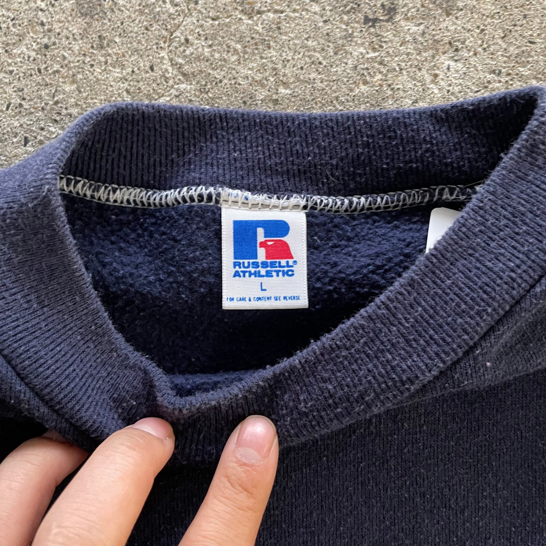 旧衣服90's~ RUSSELL ATHLETIC/ RUSSELL ATHLETIC/ brunkrounex湿/素色/尺寸L