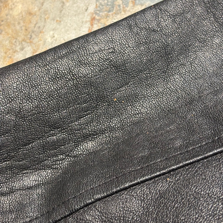古着 WILSONS LEATHER/ ウィルソンズレザー/ 本革ジップアップレザージャケット/ 牛革/ サイズXL