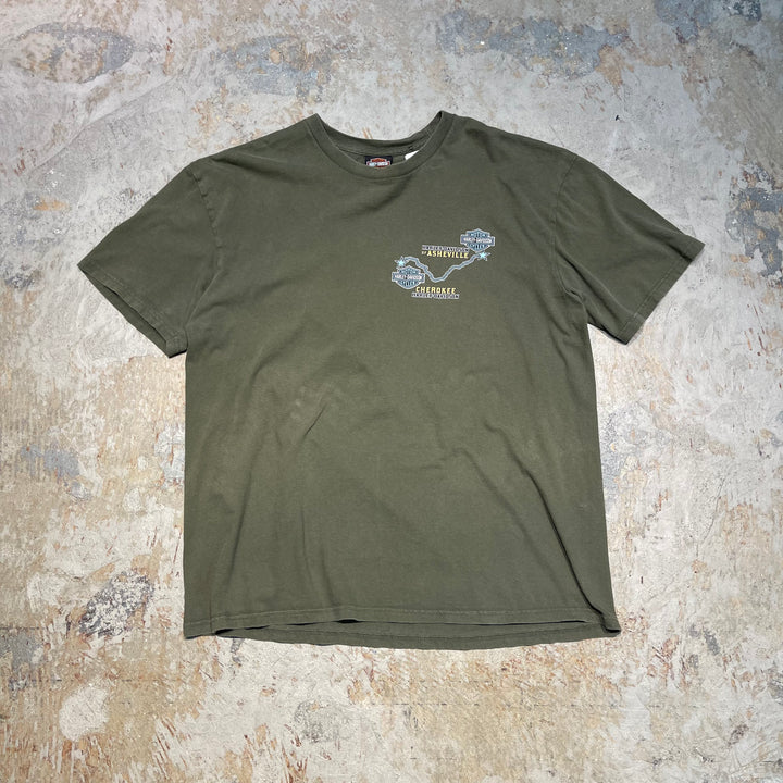 古着 Harley-Davidson/ハーレー ダビッドソン/ノース・カロライナ州/プリントTシャツ/サイズXL