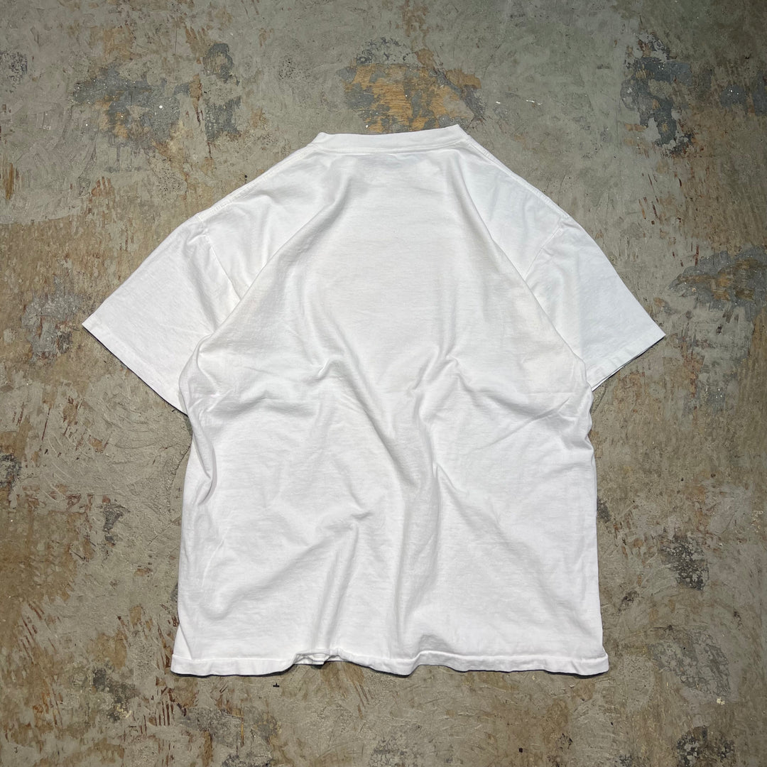 빈티지 돌고래/플로리다/아트/회사/빈티지 싱글 스티치 프린트 티셔츠/크기 XL