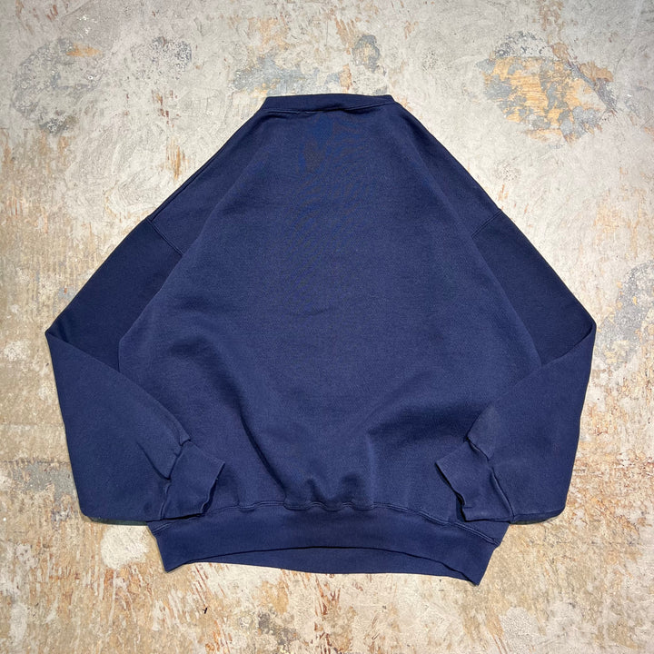 #3980 古着 Unknow/Crew neck sweat/クルーネックスウェット/DALLAS NTL COWBOYS/サイズXL