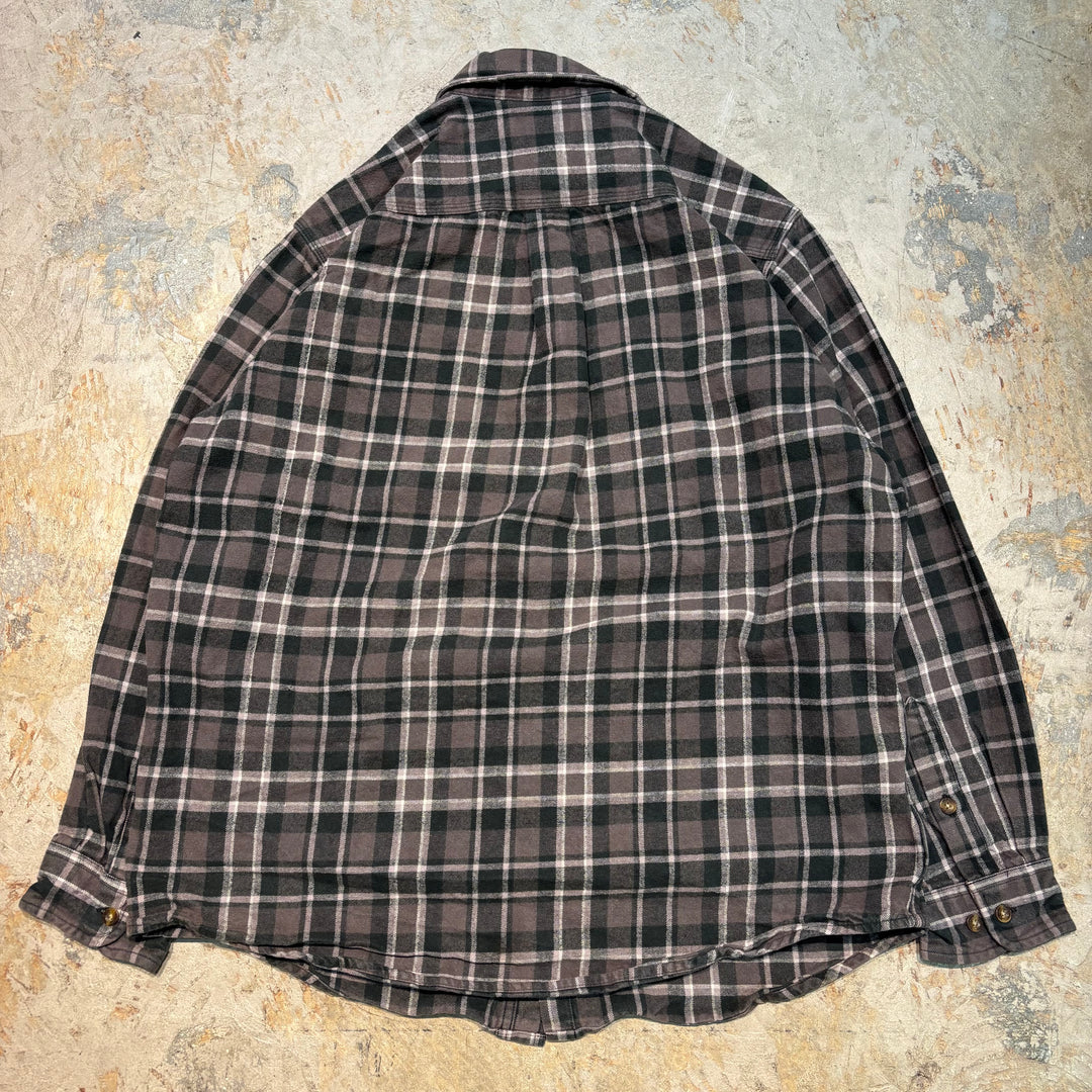 Used clothing carhartt/Carhartt/Button-down long sleeve shirt/Checked pattern/Size L