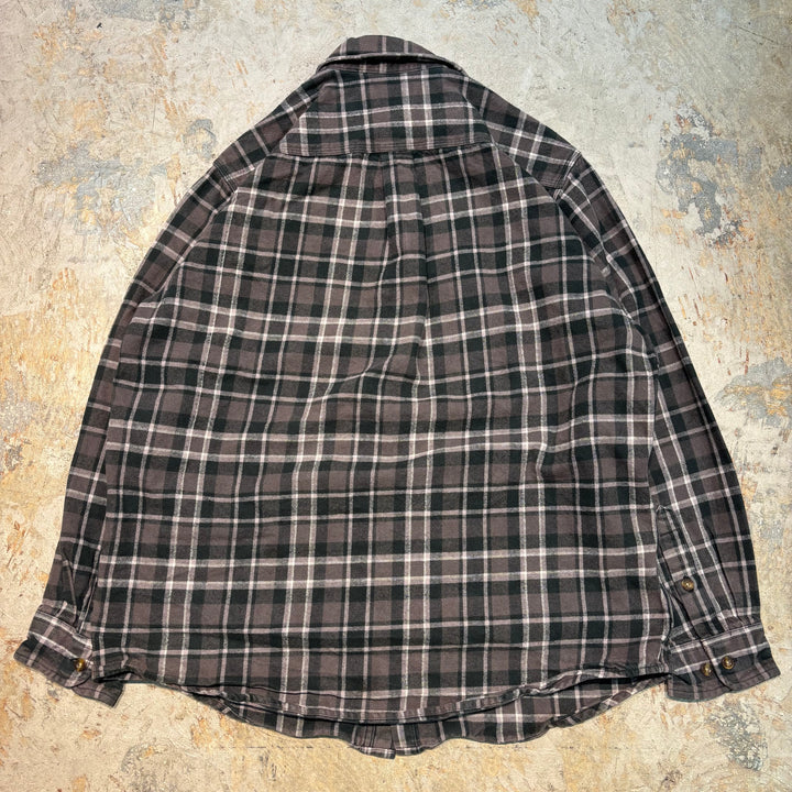 Used clothing carhartt/Carhartt/Button-down long sleeve shirt/Checked pattern/Size L