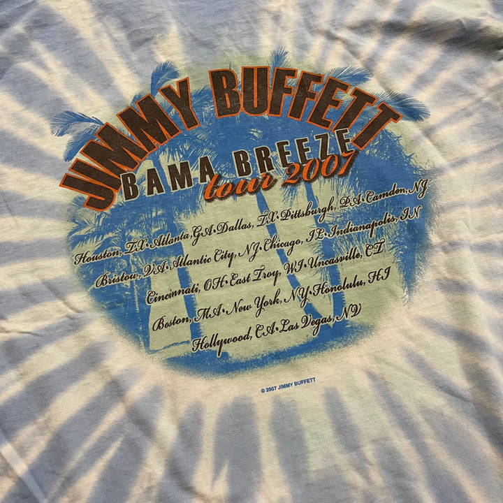 古着 USA製 ジミー・バフェット / BAMA BREEZE【曲名】 / 2007年ツアー / シングルステッチ Tシャツ/サイズL