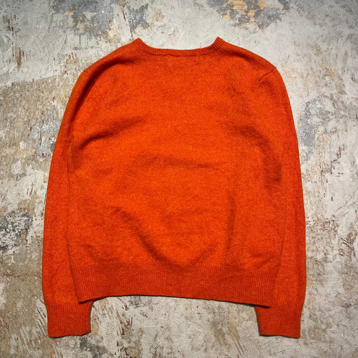 #3690古着/ラルフローレン/POLObyRalphLauren/ラムウールニット/LAMBS WOOL knit/Vネック/サイズM