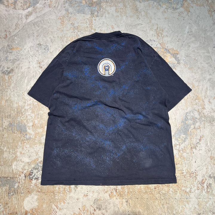 #4824 古着 ファイティング・イリニ/USA製/アメフト/Tシャツ/ヴィンテージ/シングルステッチ/サイズXL