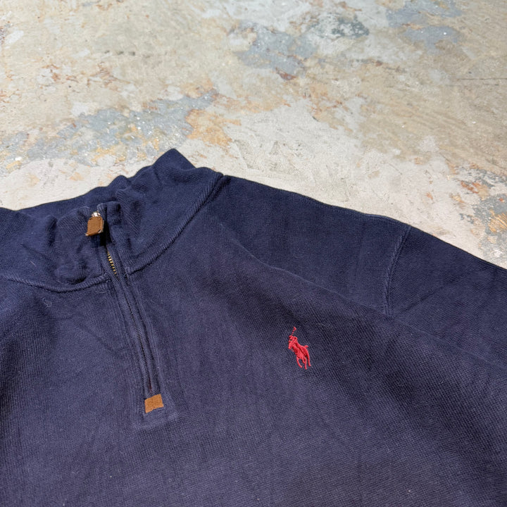Ralph Lauren/ Polo Ralph Lauren/ Half Zip 니트 스웨터/ 크기 XL의 중고 의류 폴로