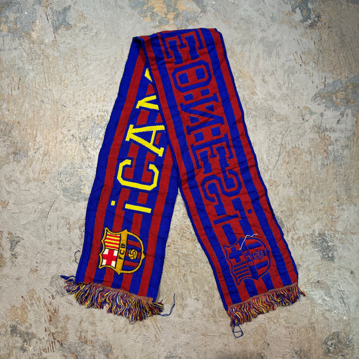 Used clothing soccer scarf /BARCELONA FC / Barcelona / Premier League