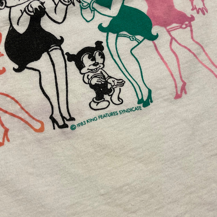 古着 USA製 ベティ・ブープ/愛の生活/ヴィンテージ シングルステッチプリントTシャツ/サイズS