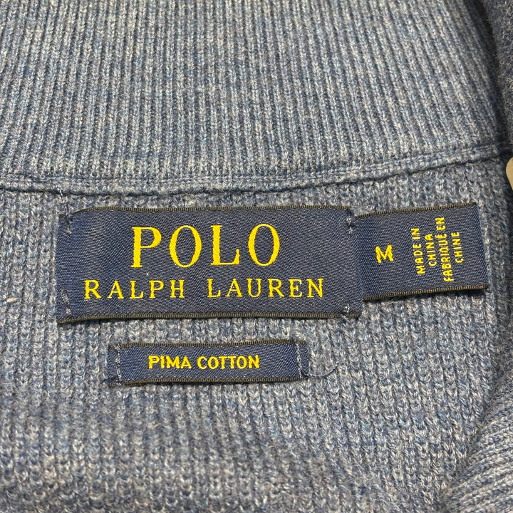 Ralph Lauren/ Polo By Ralph Lauren/ Half Zip 니트 스웨터/ 크기 M의 의류 폴로