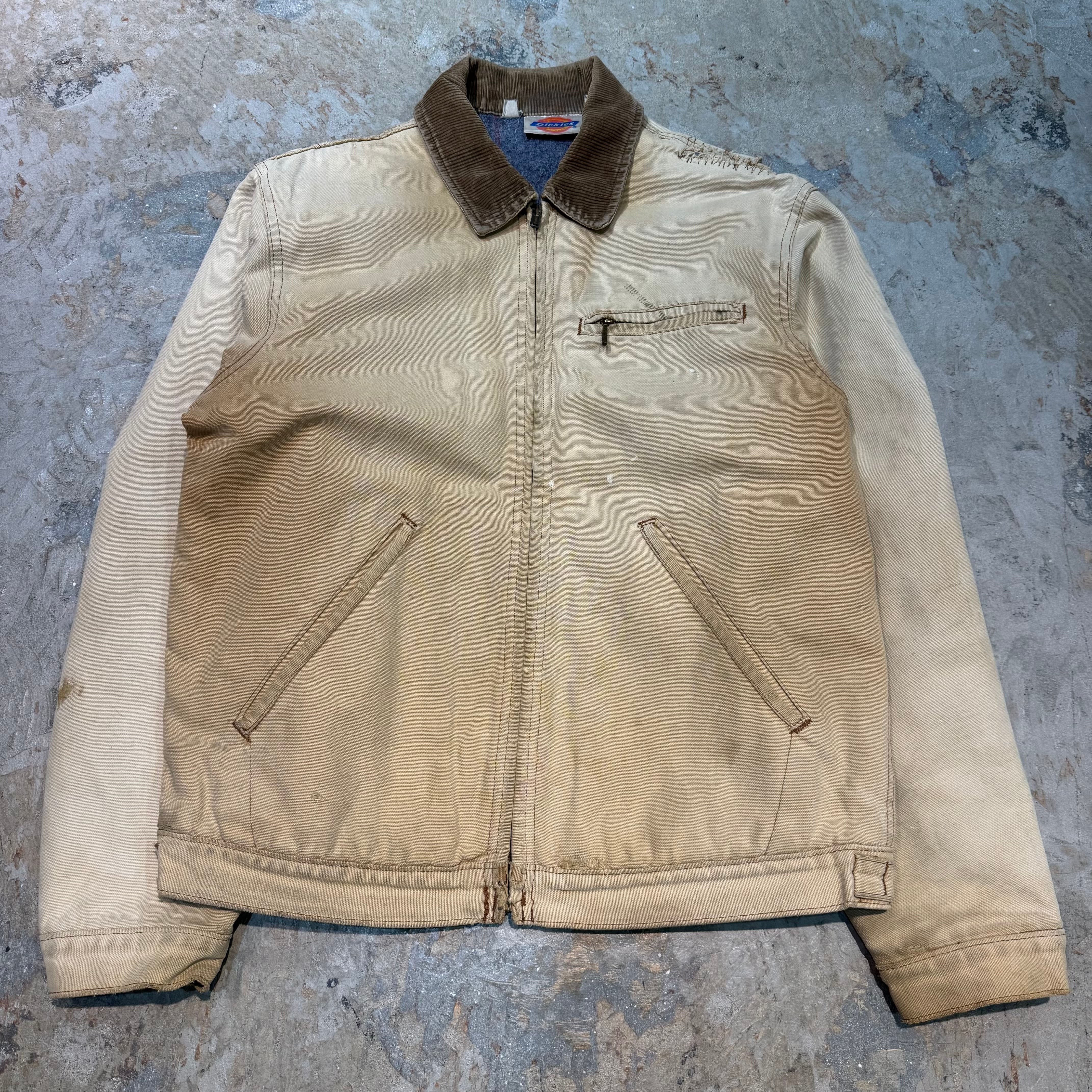 90s Dickies　デトロイトジャケット　ブランケット襟コーデュロイXL 古着 Dickies/ ディッキーズ/ デトロイトジャケット/ 裏地