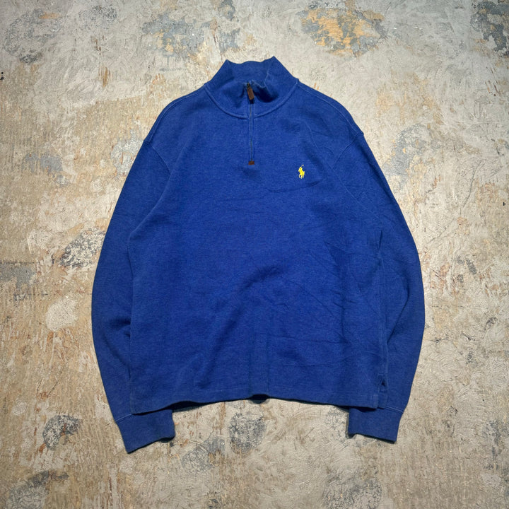 Ralph Lauren/ Polo By Ralph Lauren/ Half Zip 니트 스웨터/ 크기 M의 의류 폴로