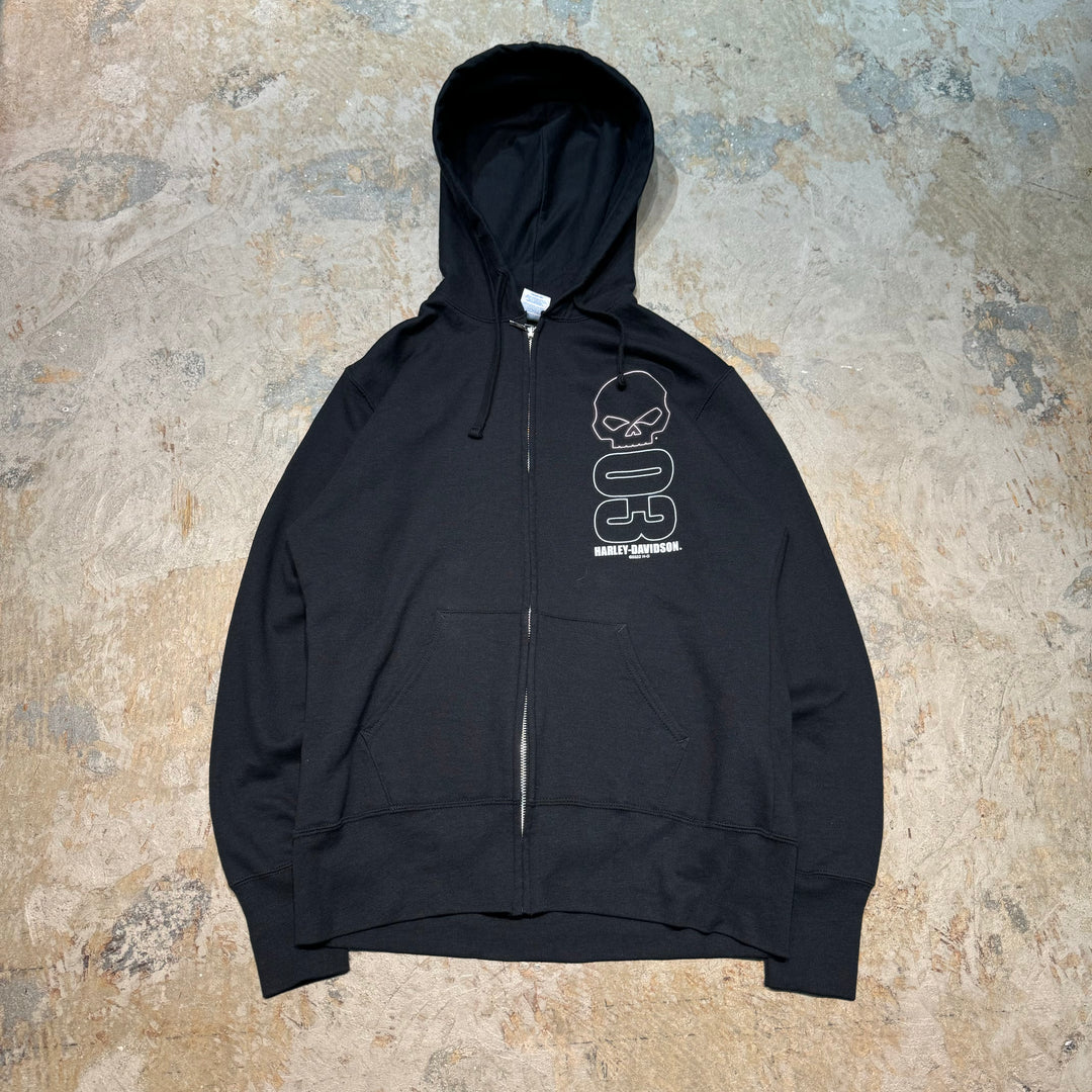 중고 의류 Harley-Davidson/ Harley Davidson/ Sweat Zip-Up Hoodie/ Size L