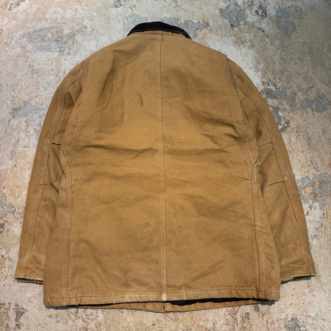 古着 carhartt/ カーハート/ トラディショナルコート/ 裏地キルティング/ 襟コーデュロイ/サイズM