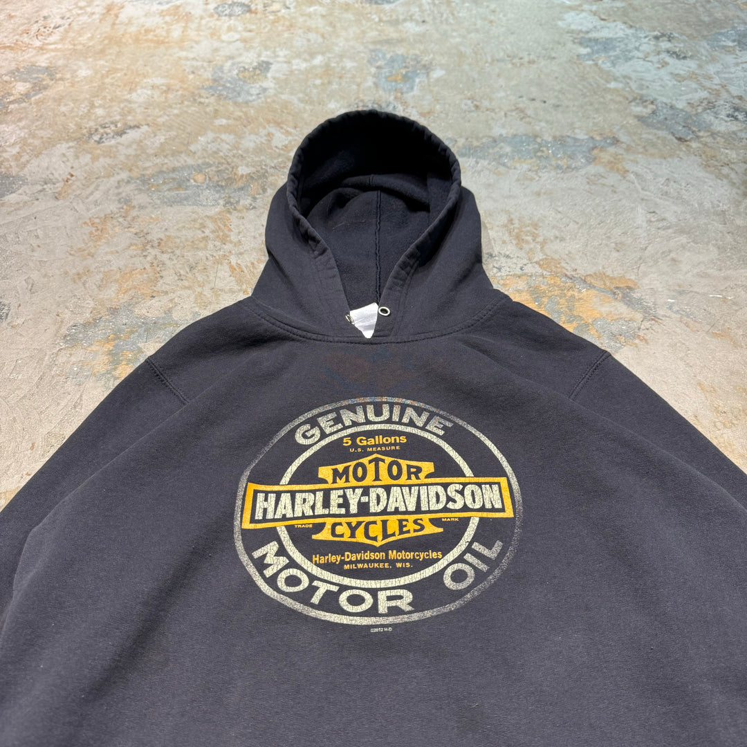 Used clothing HARLEY-DAVIDSON/ Harley Davidson/ Pullover Hoodie/Milwaukee, Wisconsin/Size S equivalent
