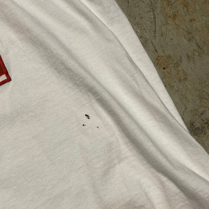 중고 의류 Jerzees / Pennsylvania Railway Company / M1 증기 기관차 / 회사 인쇄 티셔츠 / 크기 XL