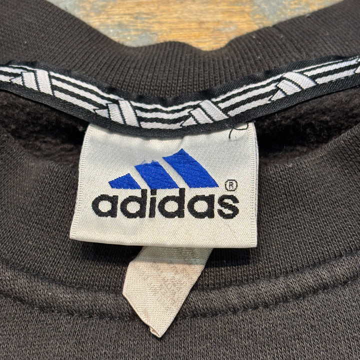 古着 90's adidas/ アディダス/クルーネックスウェット/ サイズS相当