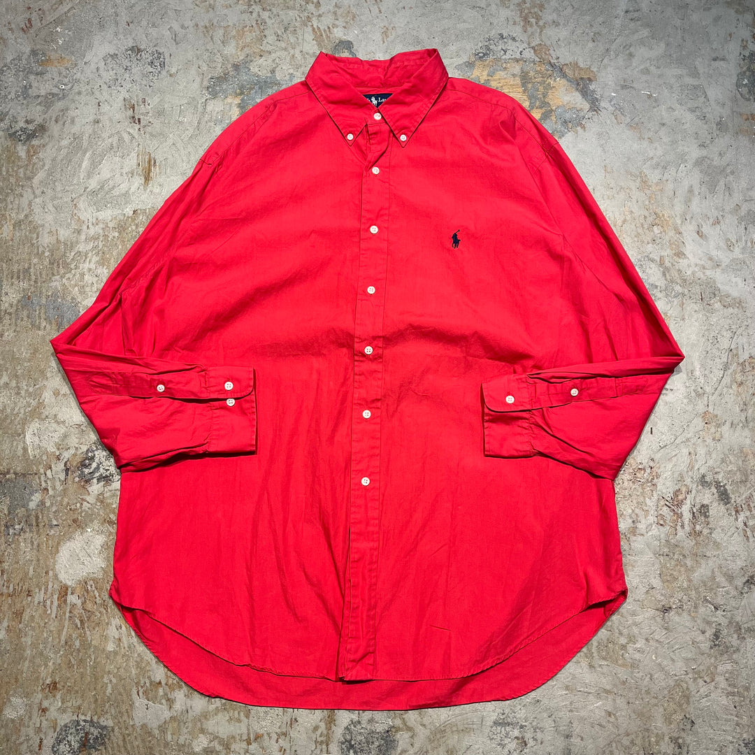 #4376 Used clothes Ralph Lauren/Long Sleeve Button Down Shirt/YARMOUTH/Yarmouth/Size 17 1/2 34/35