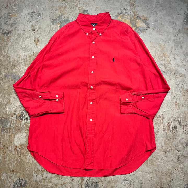 #4376 Used clothes Ralph Lauren/Long Sleeve Button Down Shirt/YARMOUTH/Yarmouth/Size 17 1/2 34/35