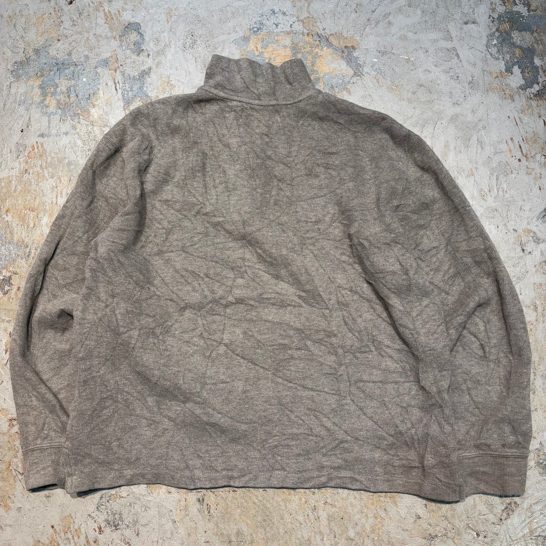 Used clothing 90's ~ POLO by Ralph Lauren/ Polo Ralph Lauren/ Half zip knit sweater/ Size M