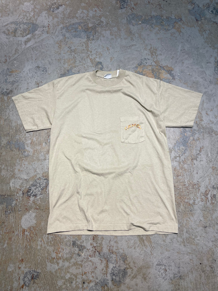#MA175 古着 USA製 92's CAMEL/キャメル / 企業系  / ヴィンテージ シングルステッチ プリントTシャツ/サイズXL