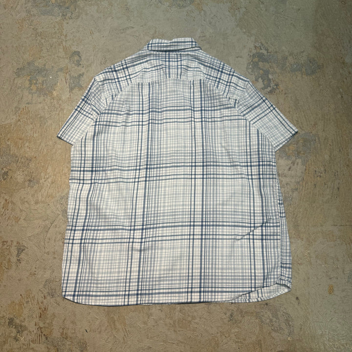 Used clothing carhartt/Carhartt/Button-down short sleeve shirt/Checked pattern/Size XL