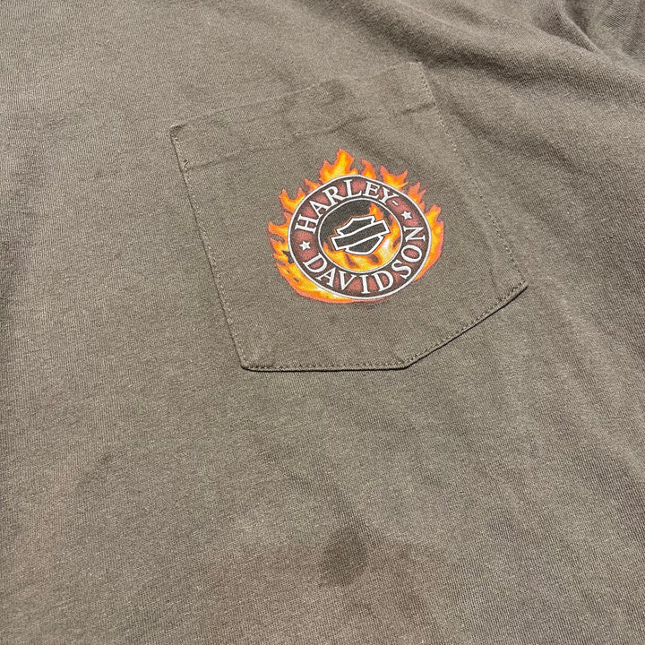 Used clothing Made in USA Harley-Davidson/Harley Davidson/Single Stitch T-shirt/Size XL